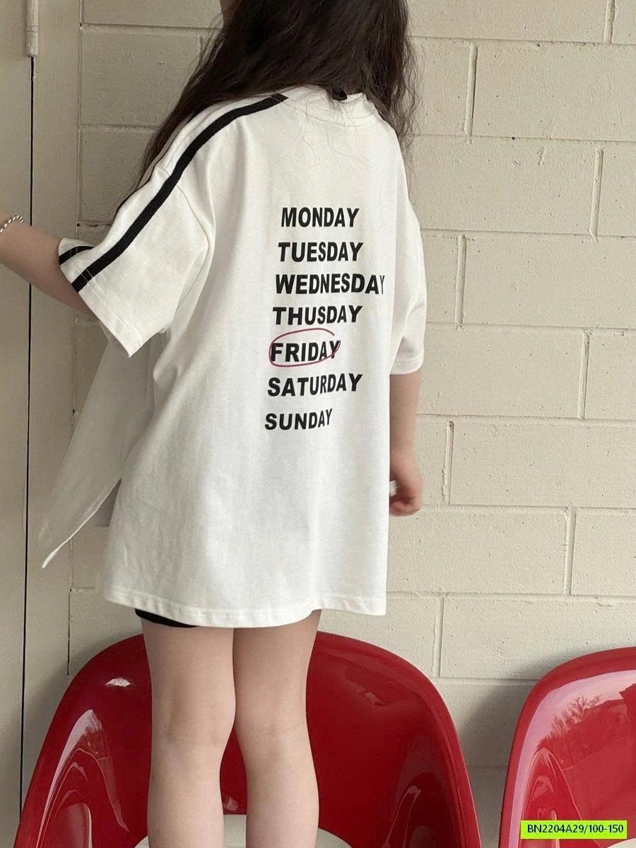 ÁO THUN SỐ 5 OVERSIZE YUKIDS