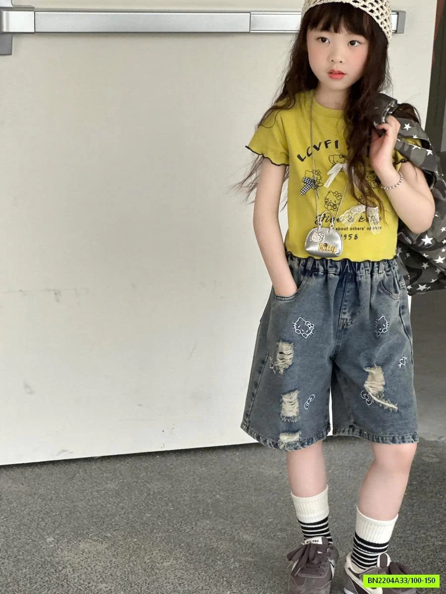 CROPTOP IN HÌNH GẮN NƠ YUKIDS