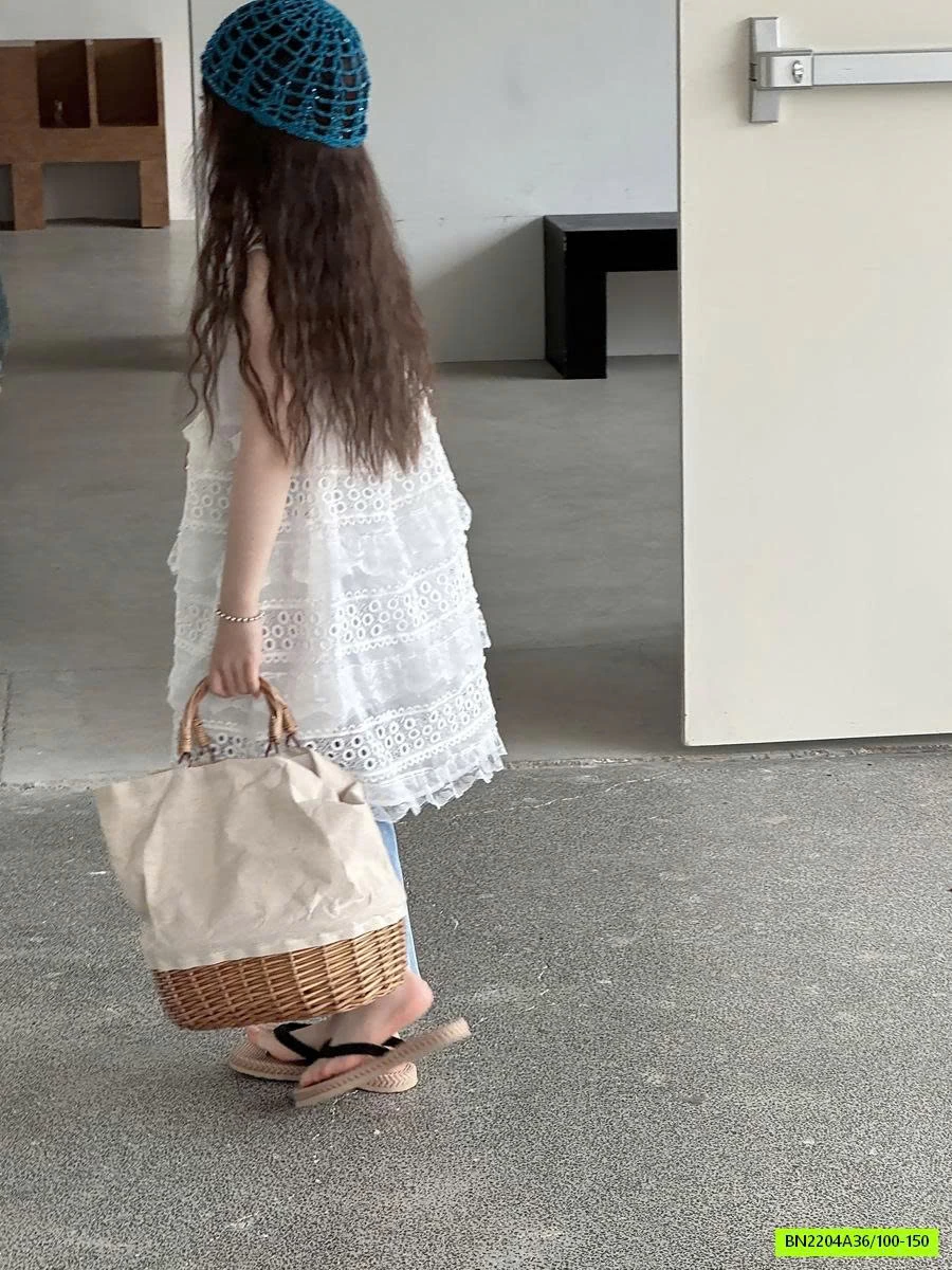 ĐẦM REN 2 DÂY YUKIDS