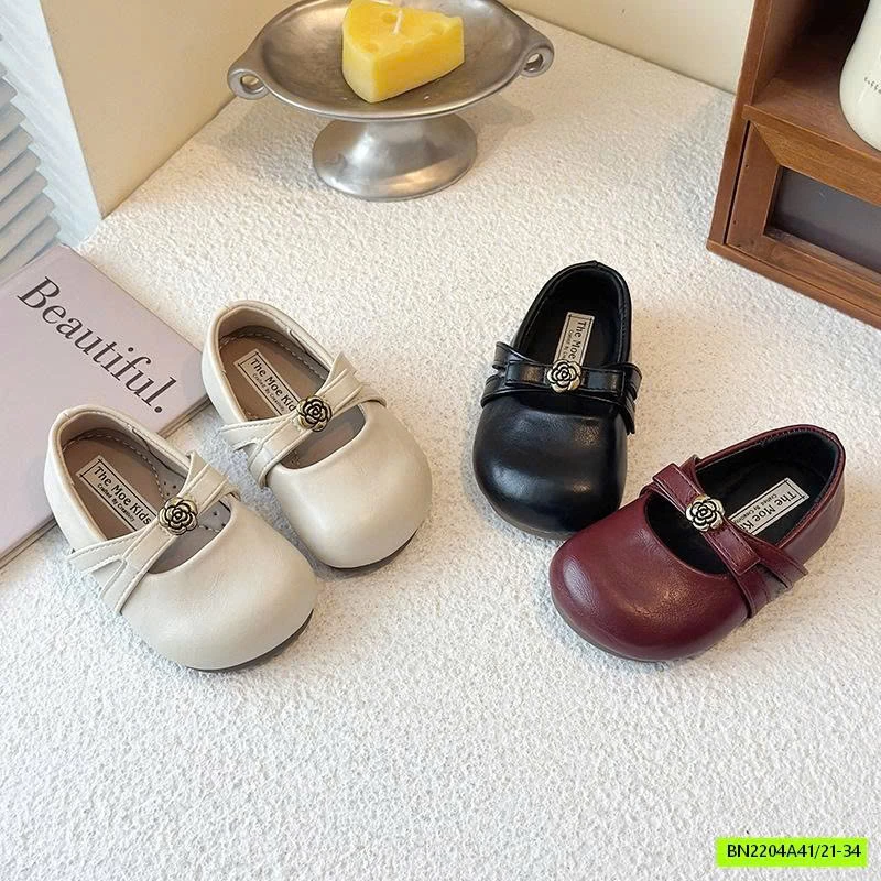 GIÀY BÚP BÊ HOA TRÀ QUAI CHÉO