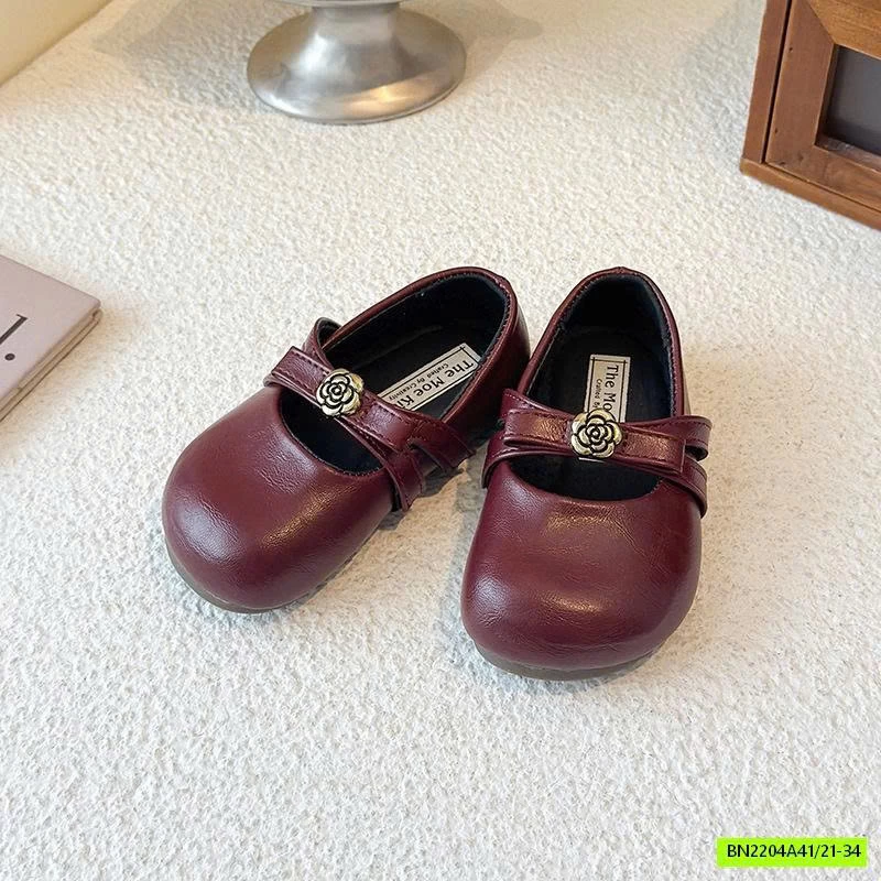 GIÀY BÚP BÊ HOA TRÀ QUAI CHÉO