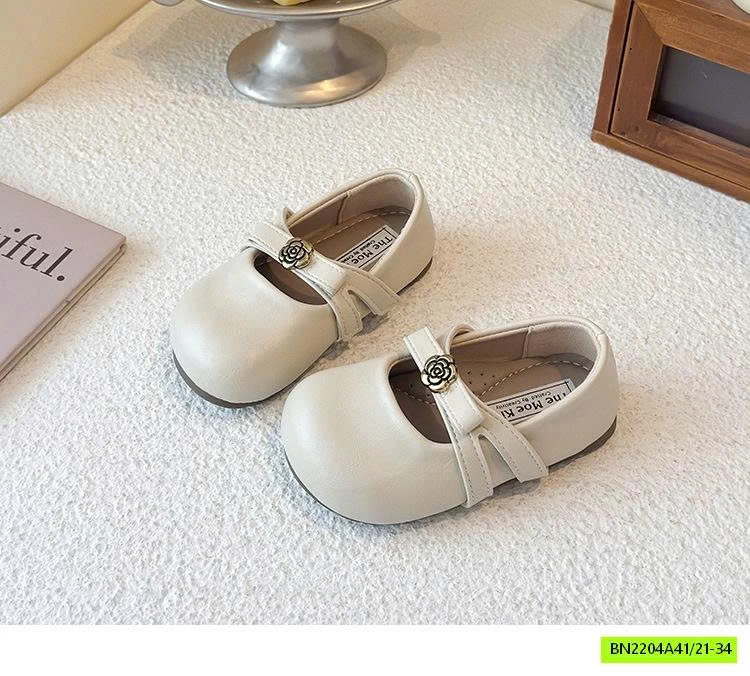 GIÀY BÚP BÊ HOA TRÀ QUAI CHÉO