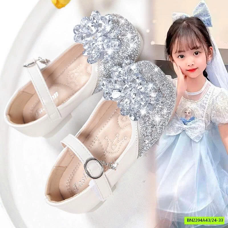 GIÀY BÚP BÊ CÔNG CHÚA HOA ĐÁ BLING