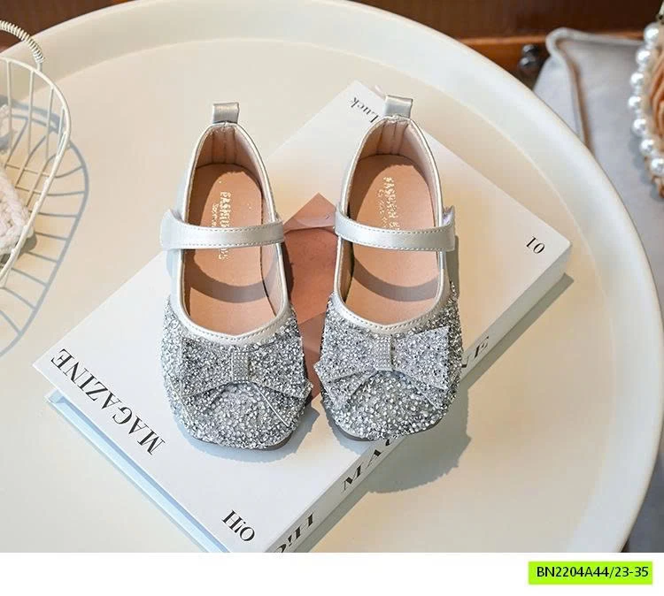 GIÀY BÚP BÊ CÔNG CHÚA NƠ BLING BLING