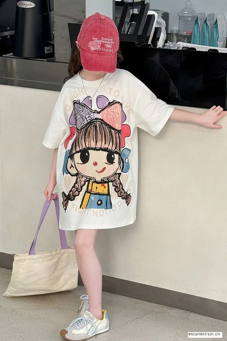 ÁO THUN CÔ GÁI DÁNG DÀI