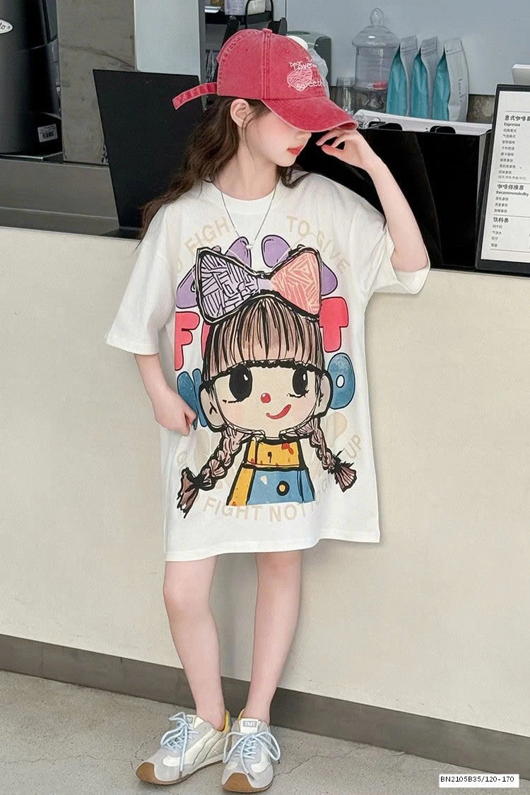 ÁO THUN CÔ GÁI DÁNG DÀI