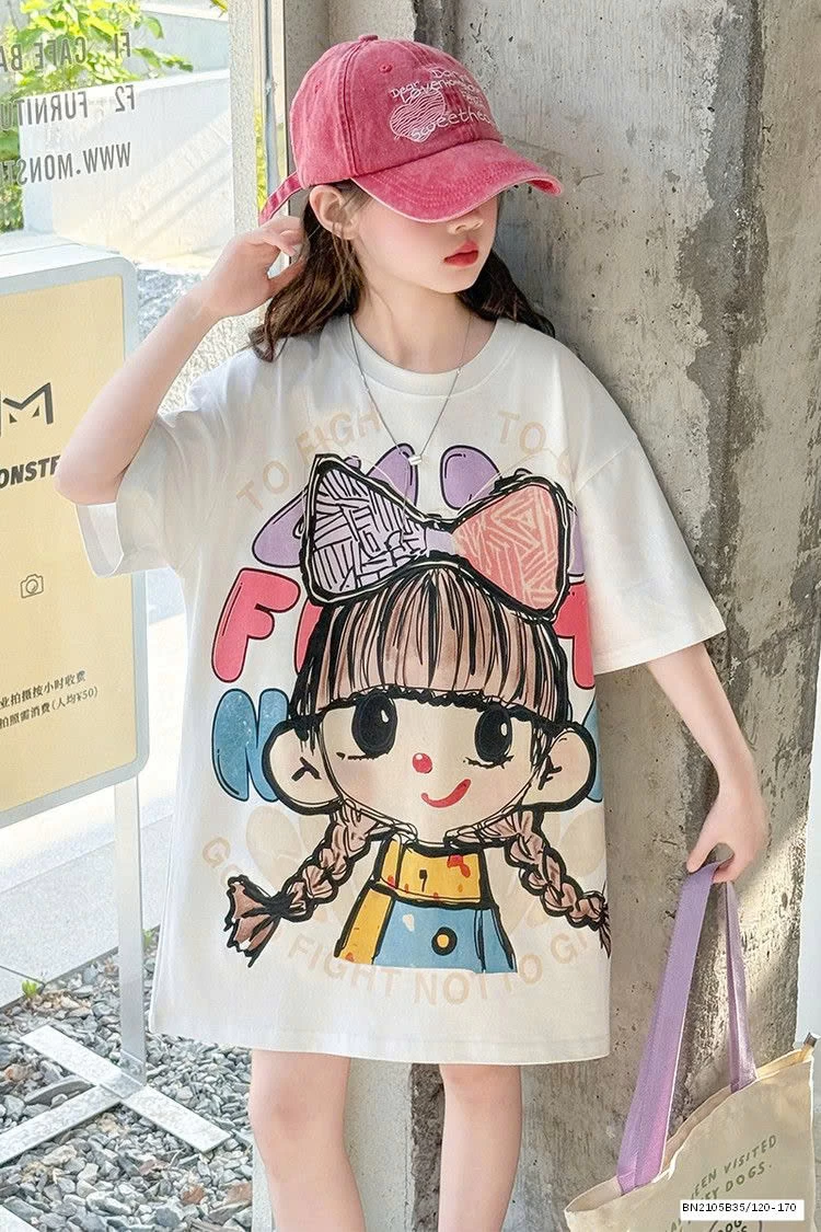 ÁO THUN CÔ GÁI DÁNG DÀI