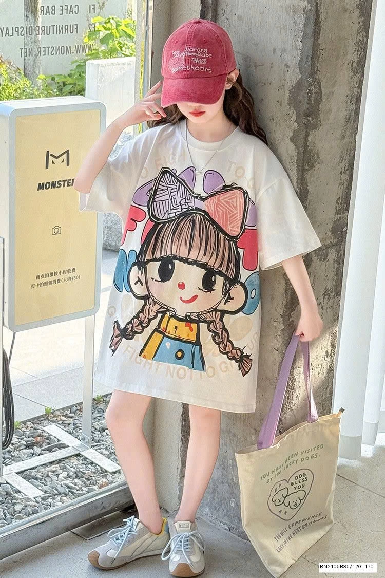 ÁO THUN CÔ GÁI DÁNG DÀI