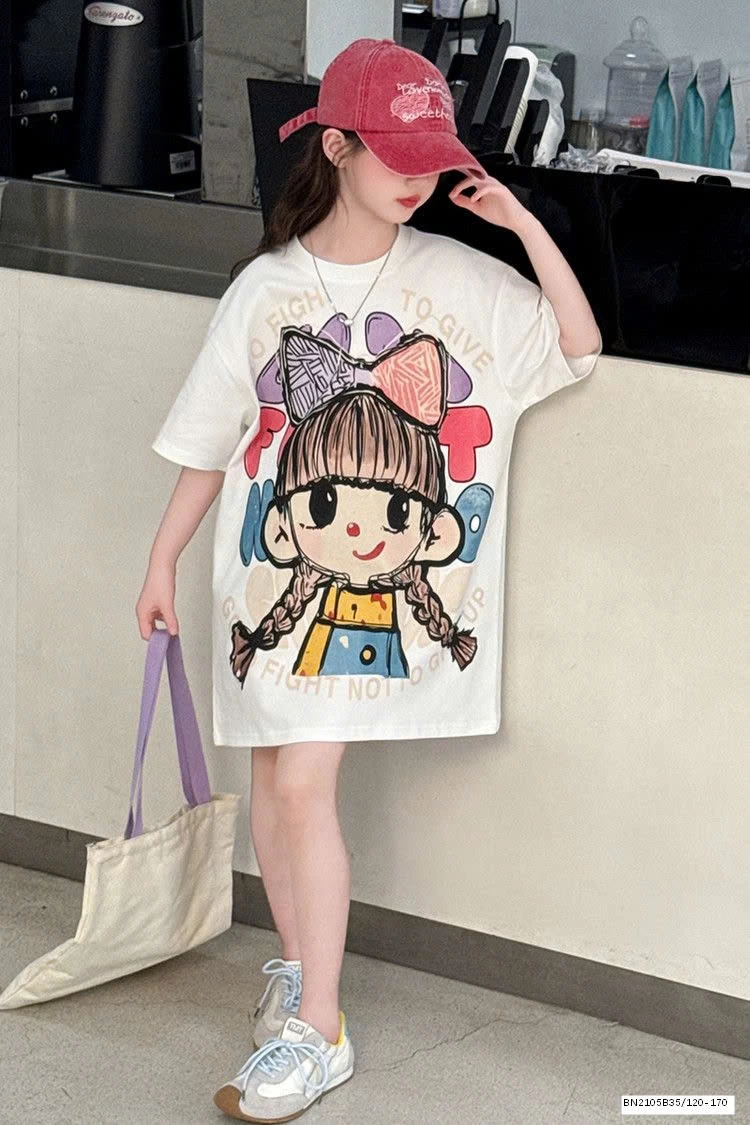 ÁO THUN CÔ GÁI DÁNG DÀI