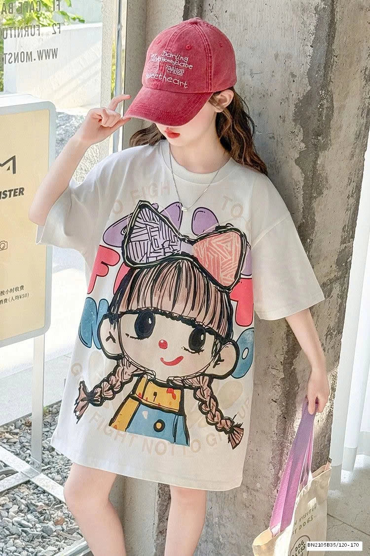 ÁO THUN CÔ GÁI DÁNG DÀI