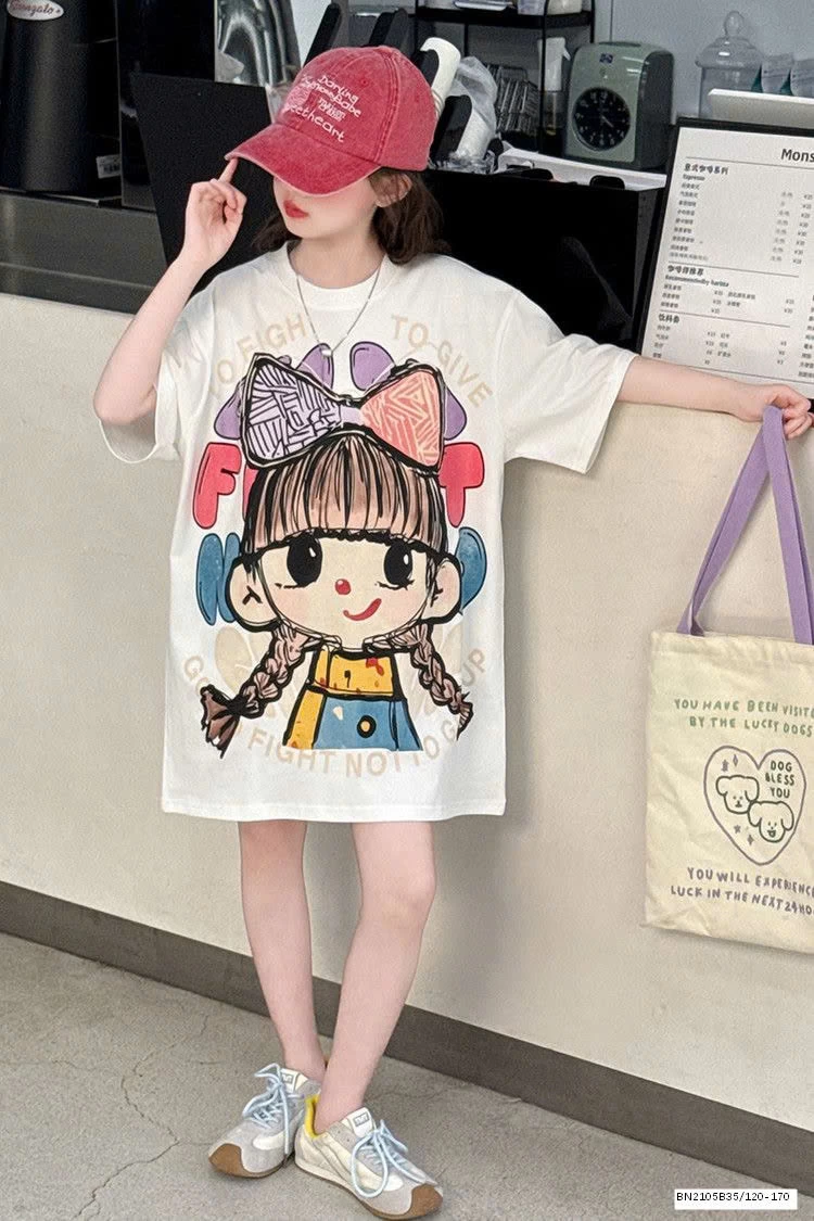 ÁO THUN CÔ GÁI DÁNG DÀI