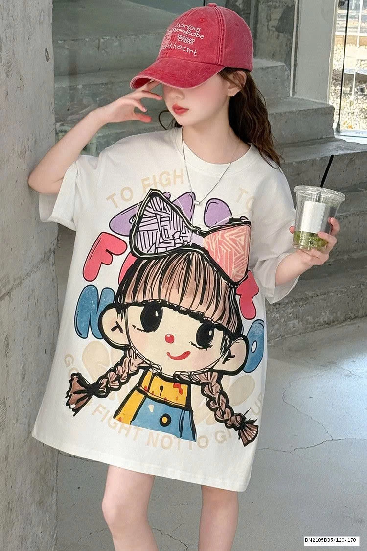 ÁO THUN CÔ GÁI DÁNG DÀI