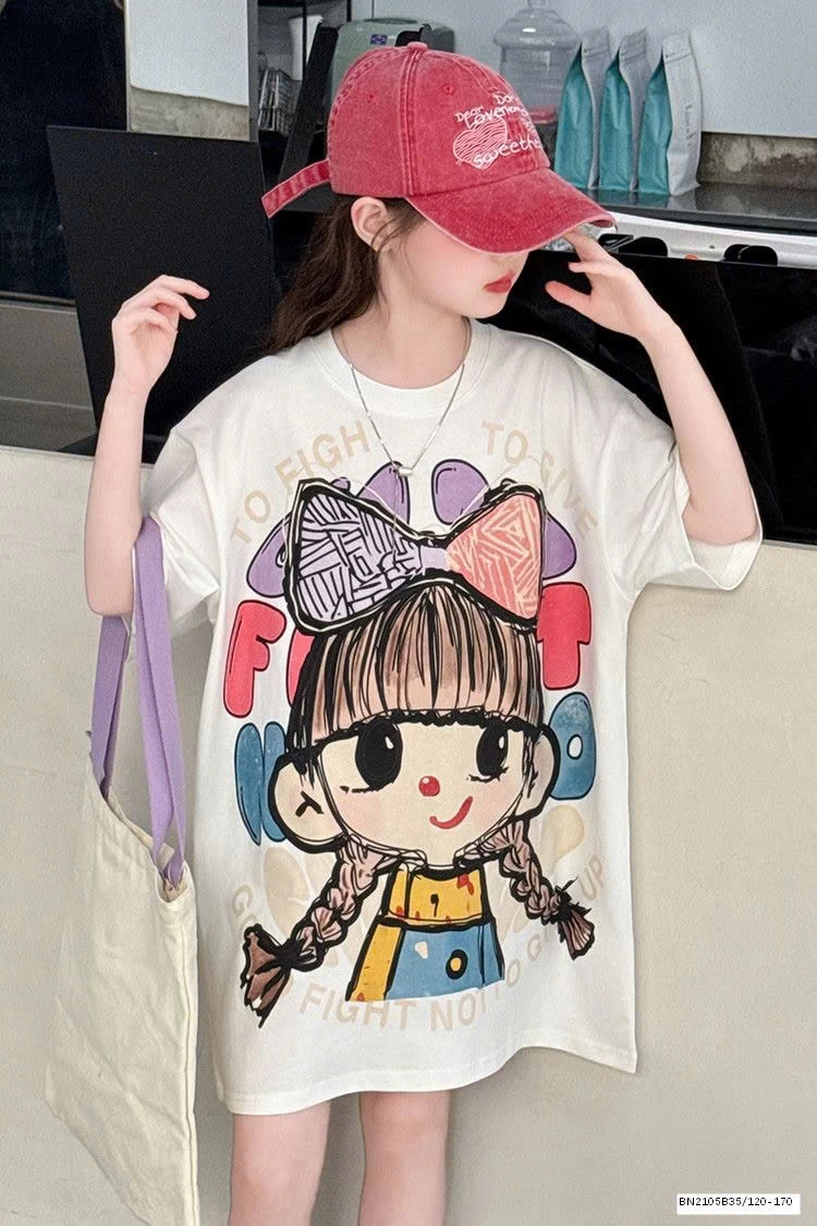 ÁO THUN CÔ GÁI DÁNG DÀI