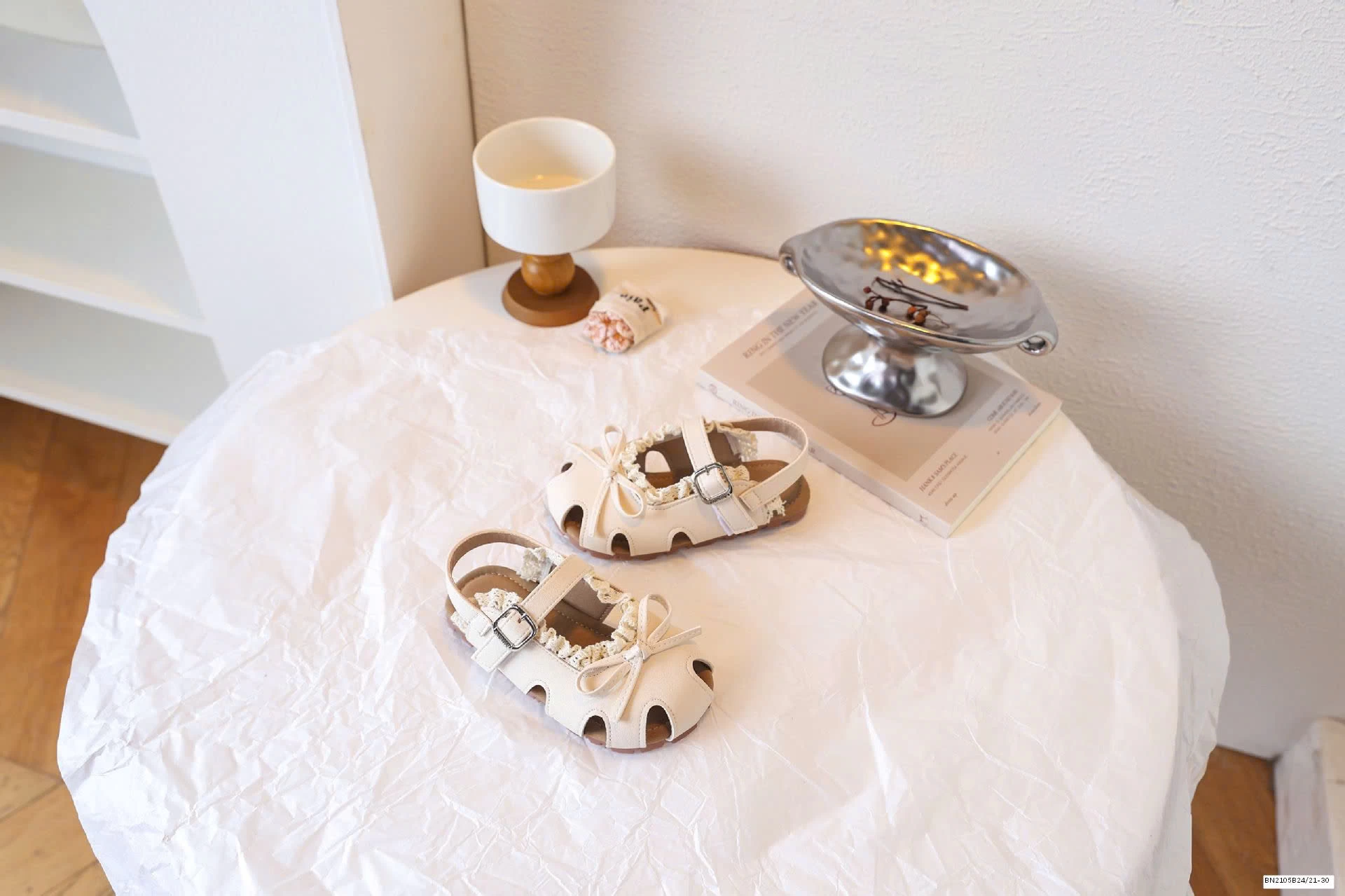 GIÀY BÚP BÊ NƠ MIX REN