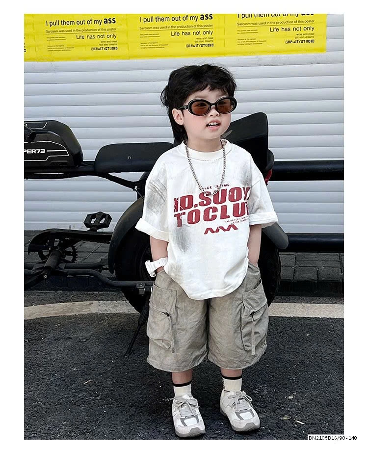 SÉT ÁO THUN CHỮ LOANG MIX QUẦN LỬNG TÚI HỘP