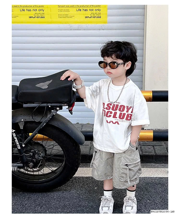 SÉT ÁO THUN CHỮ LOANG MIX QUẦN LỬNG TÚI HỘP