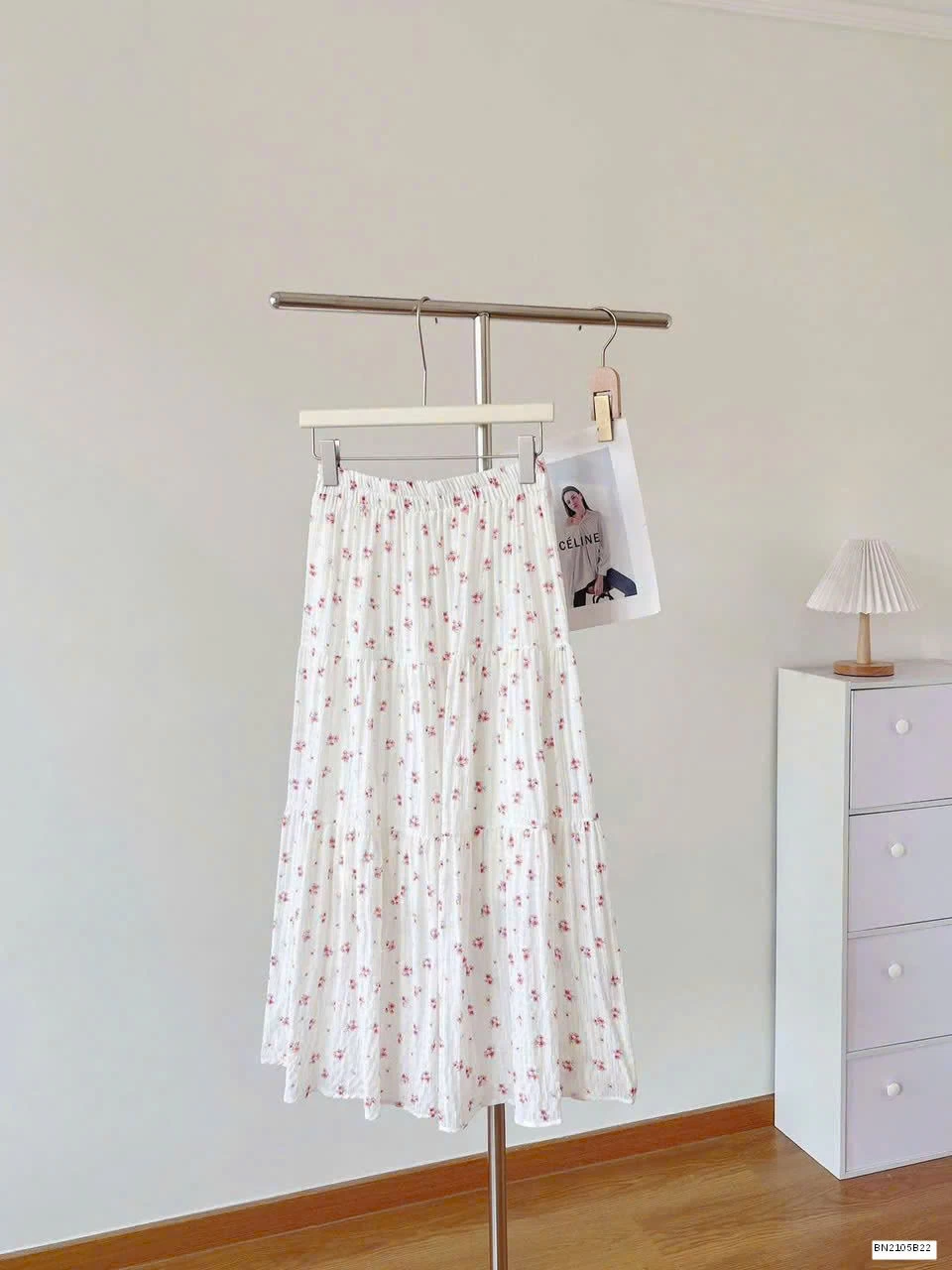 CHÂN VÁY HOA NHÍ DÁNG DÀI NỮ