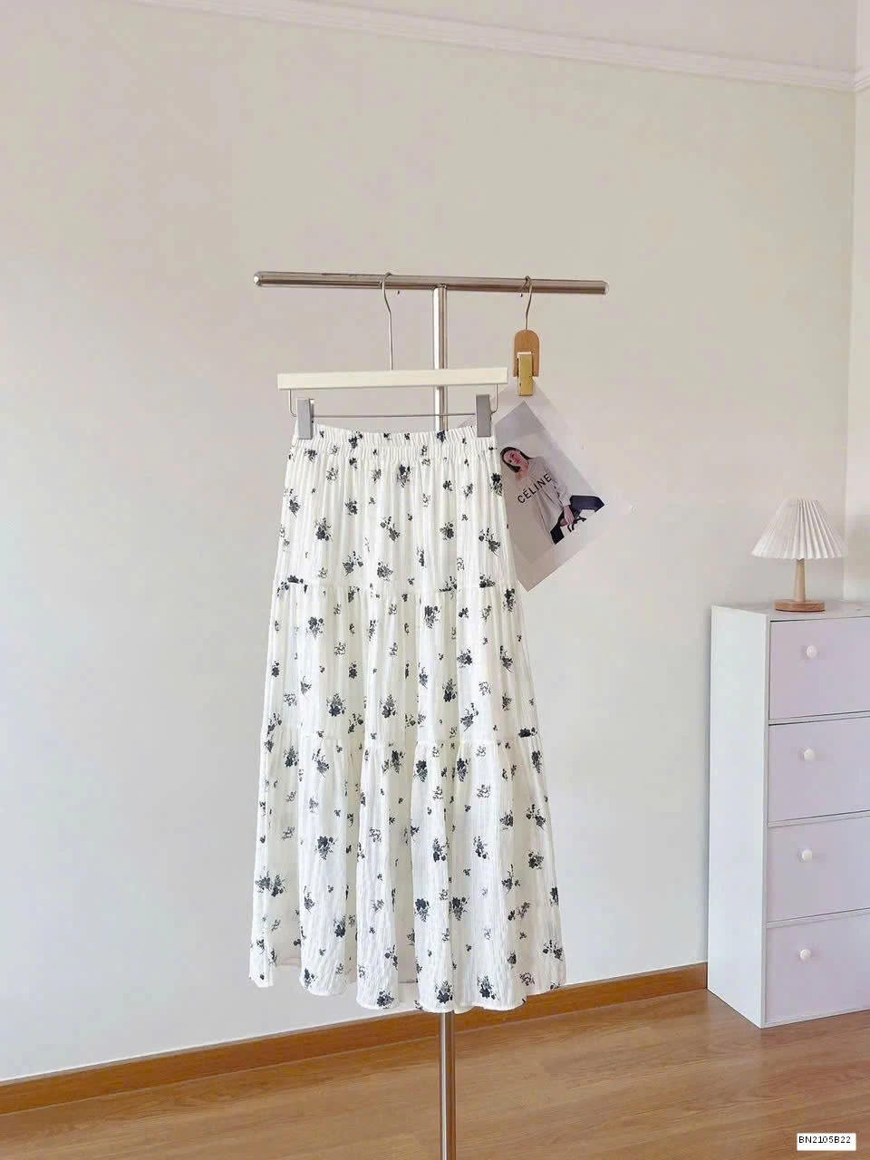 CHÂN VÁY HOA NHÍ DÁNG DÀI NỮ