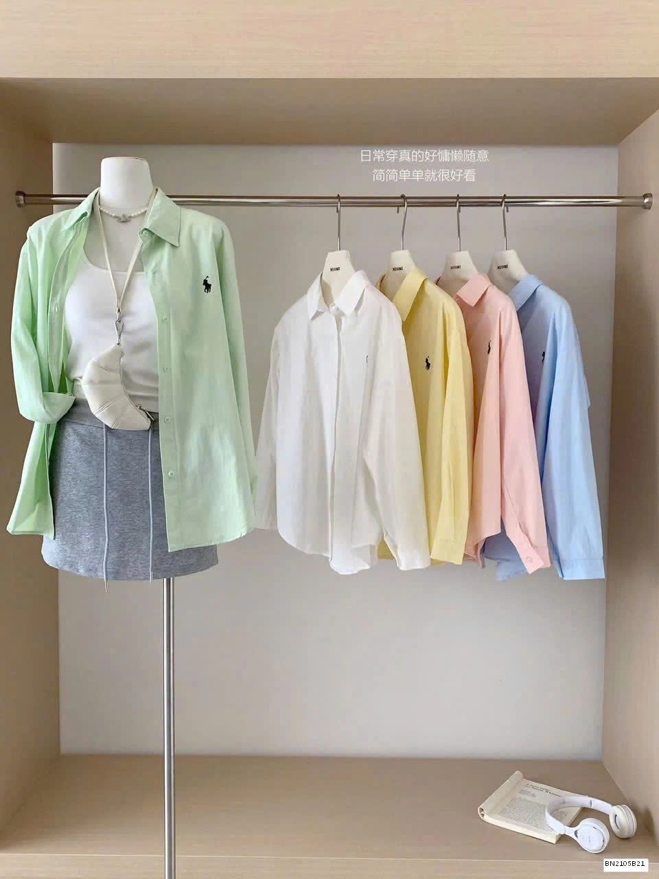 ÁO SƠ MI THÊU NGỰA NỮ