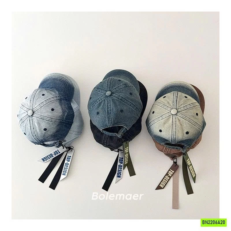 MŨ KẾT JEANS LOANG CÁ TÍNH