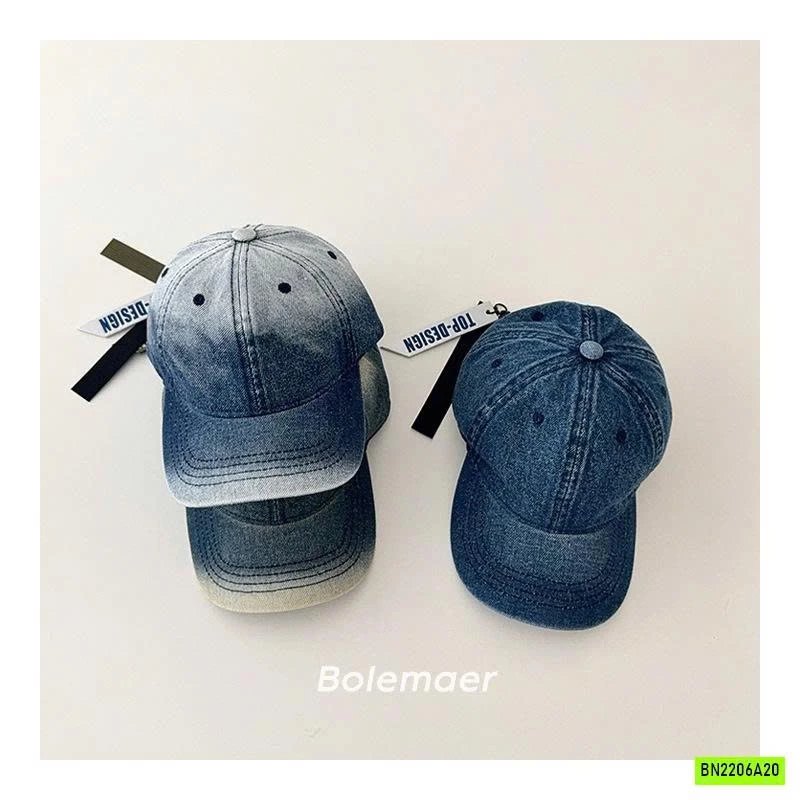 MŨ KẾT JEANS LOANG CÁ TÍNH