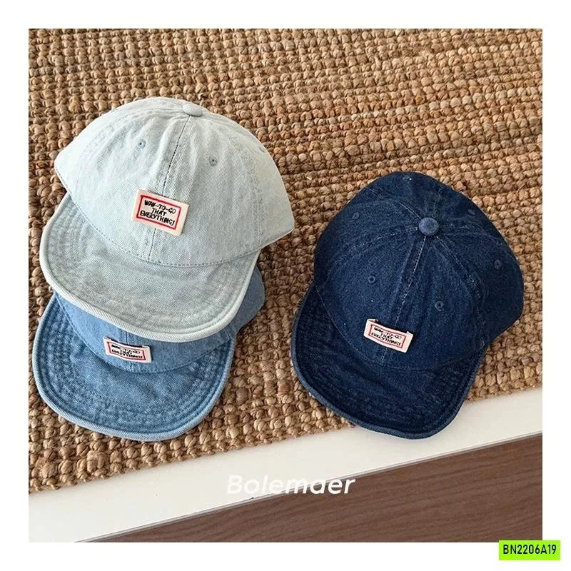 MŨ KẾT JEANS MỀM