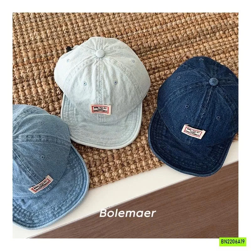 MŨ KẾT JEANS MỀM