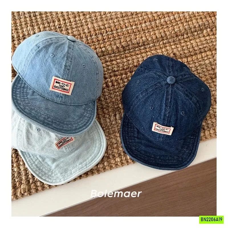 MŨ KẾT JEANS MỀM