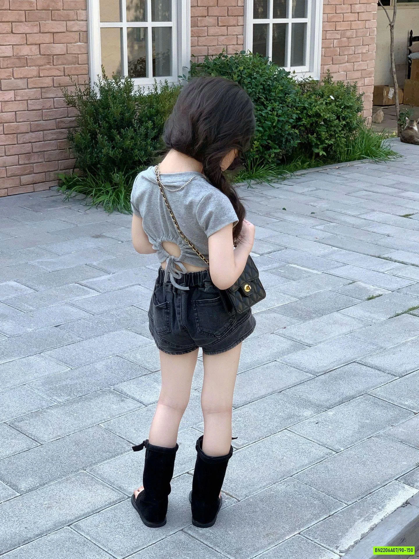 SÉT CROPTOP MIN MIX SHORT JEANS