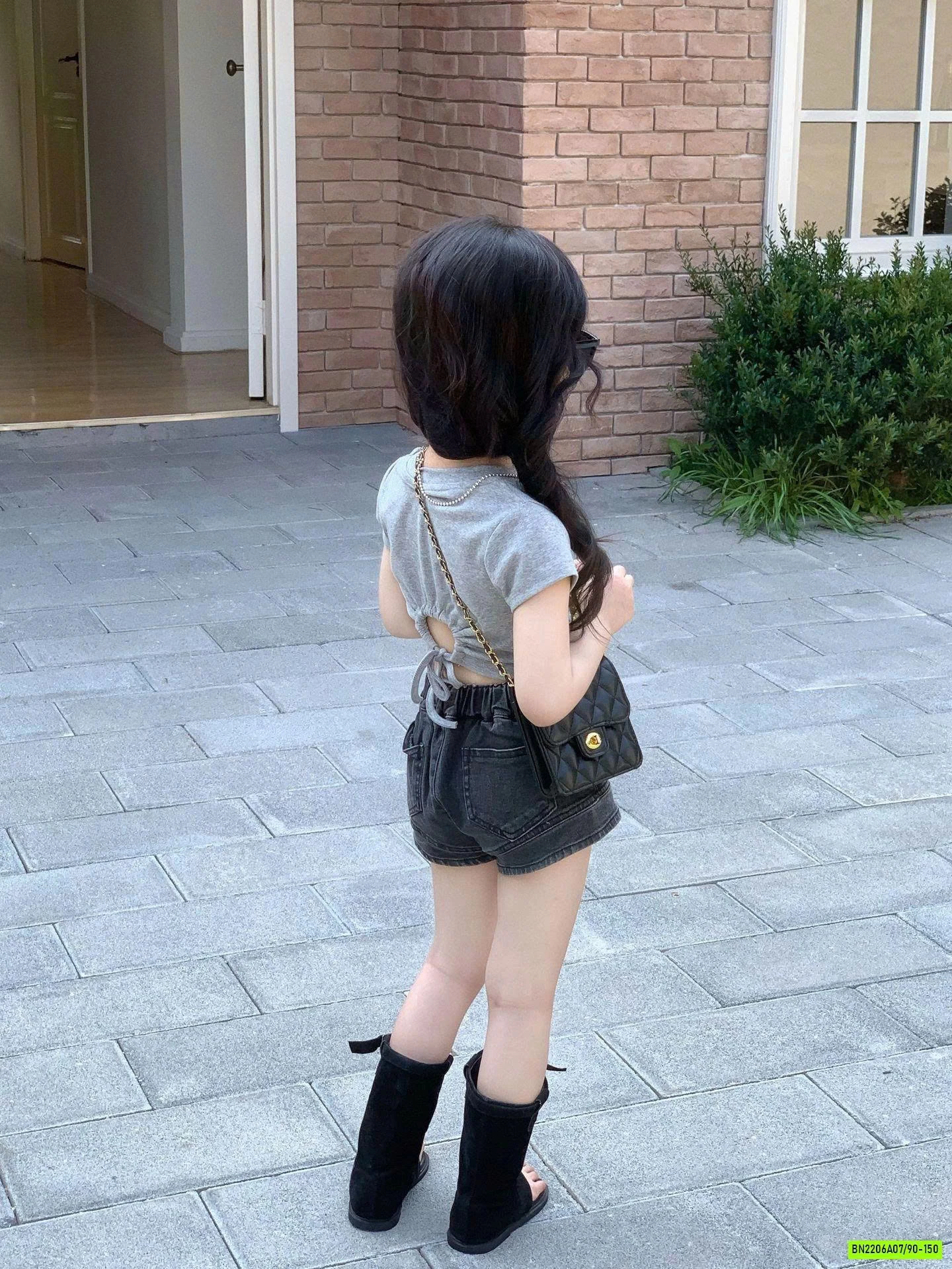 SÉT CROPTOP MIN MIX SHORT JEANS