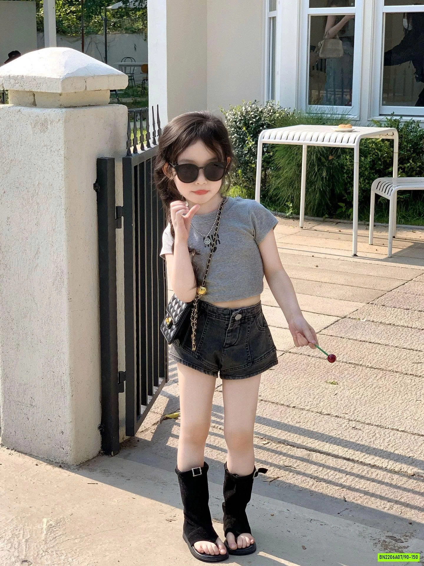 SÉT CROPTOP MIN MIX SHORT JEANS