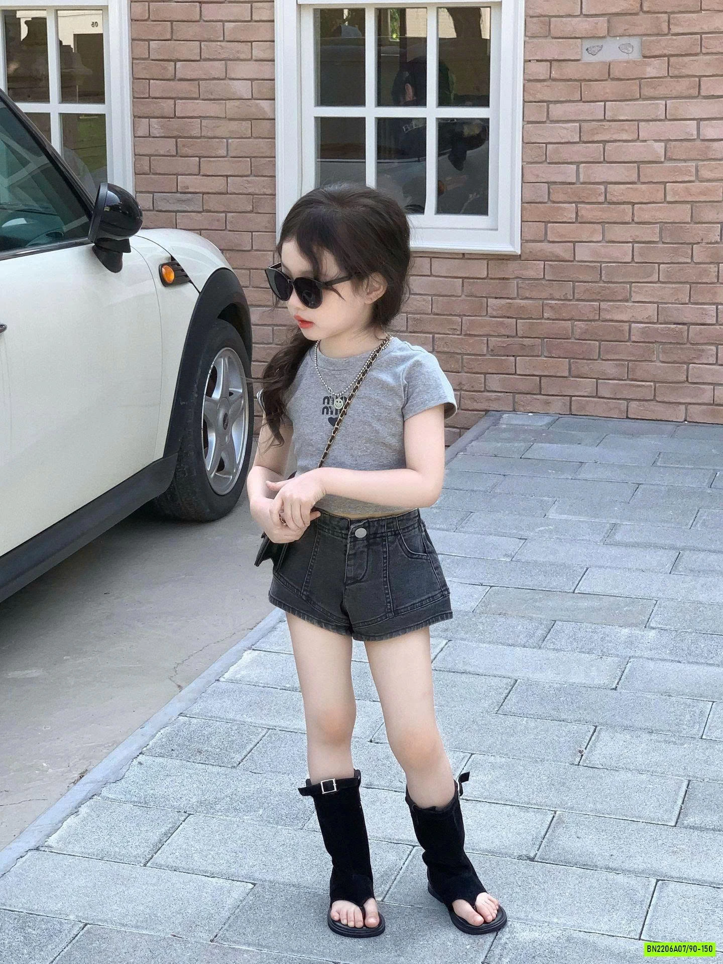 SÉT CROPTOP MIN MIX SHORT JEANS