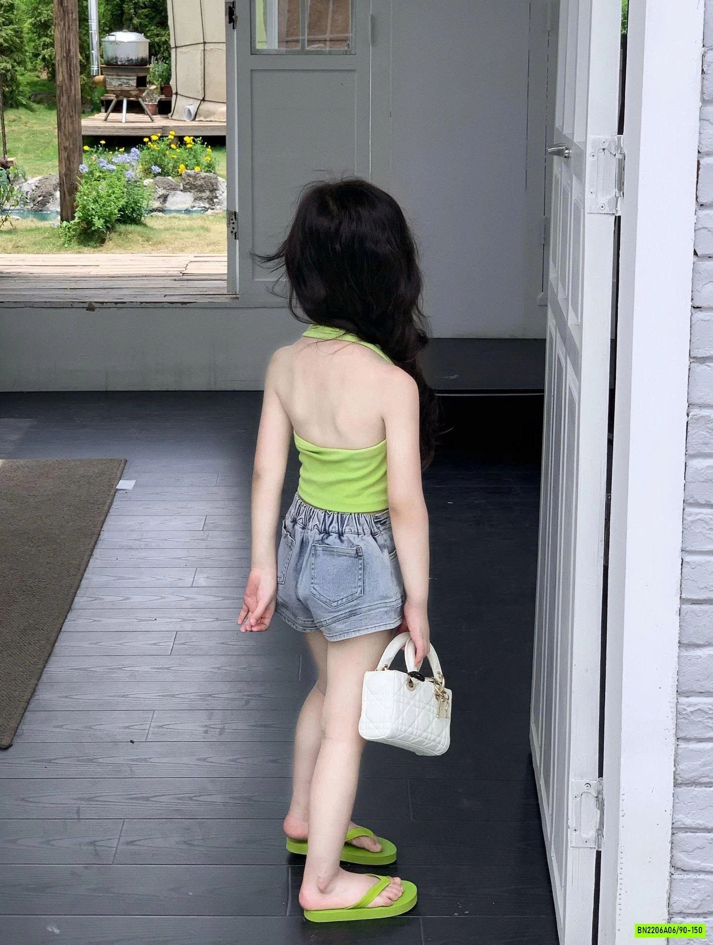 SÉT ÁO YẾM MONTOGI MIX SHORT JEANS