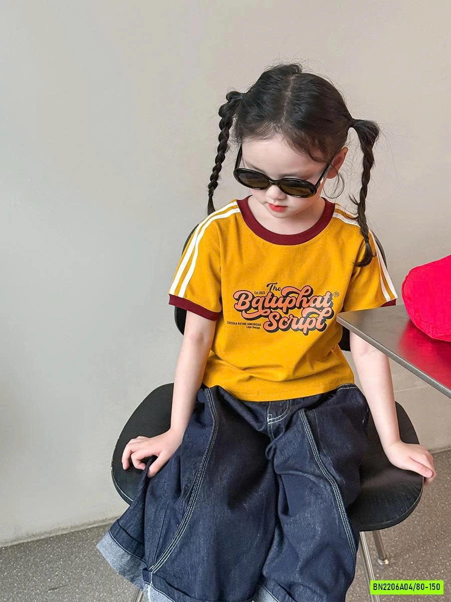 SÉT ÁO VÀNG MIX JEANS ỐNG RỘNG