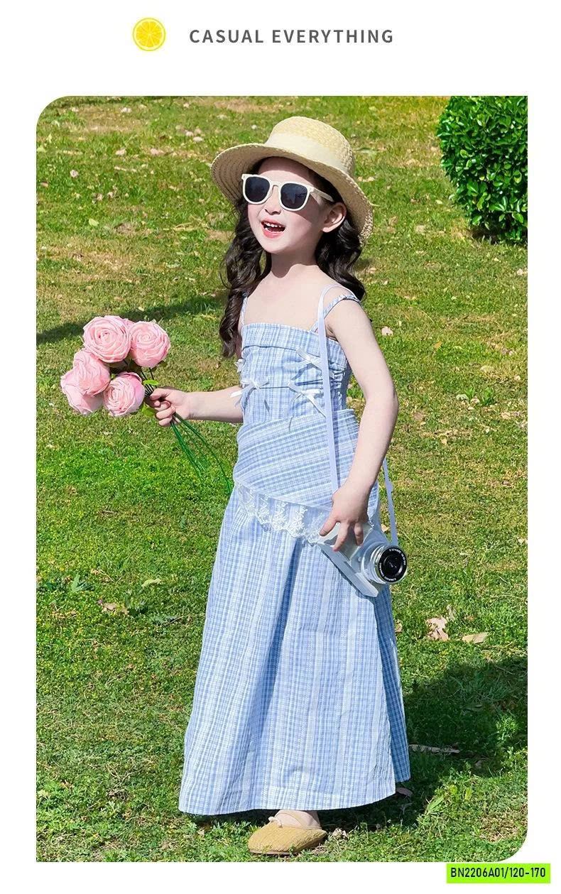 ĐẦM MAXI XANH 2 DÂY