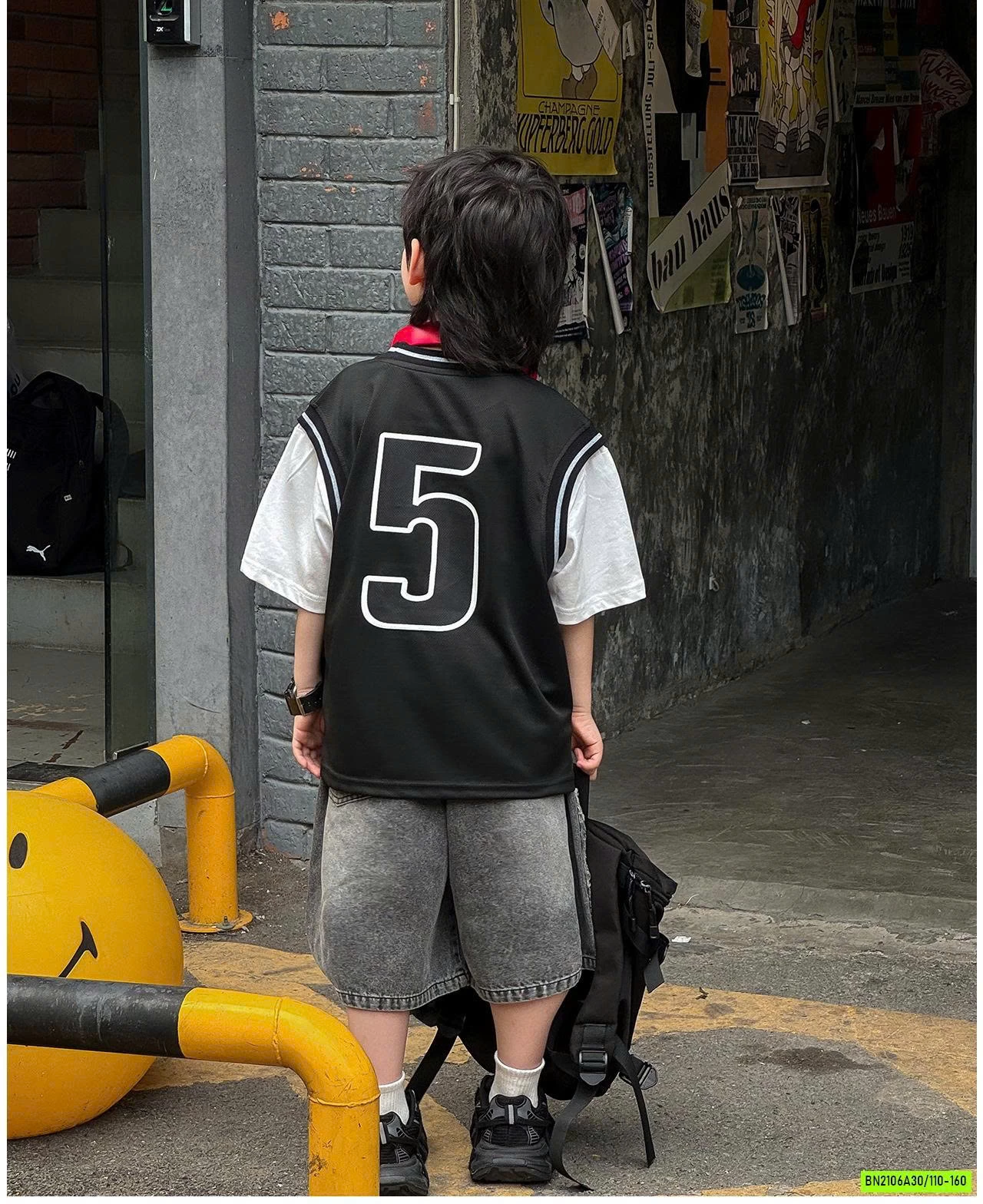 ÁO THỂ THAO SỐ 5 PHỐI MÀU TAY