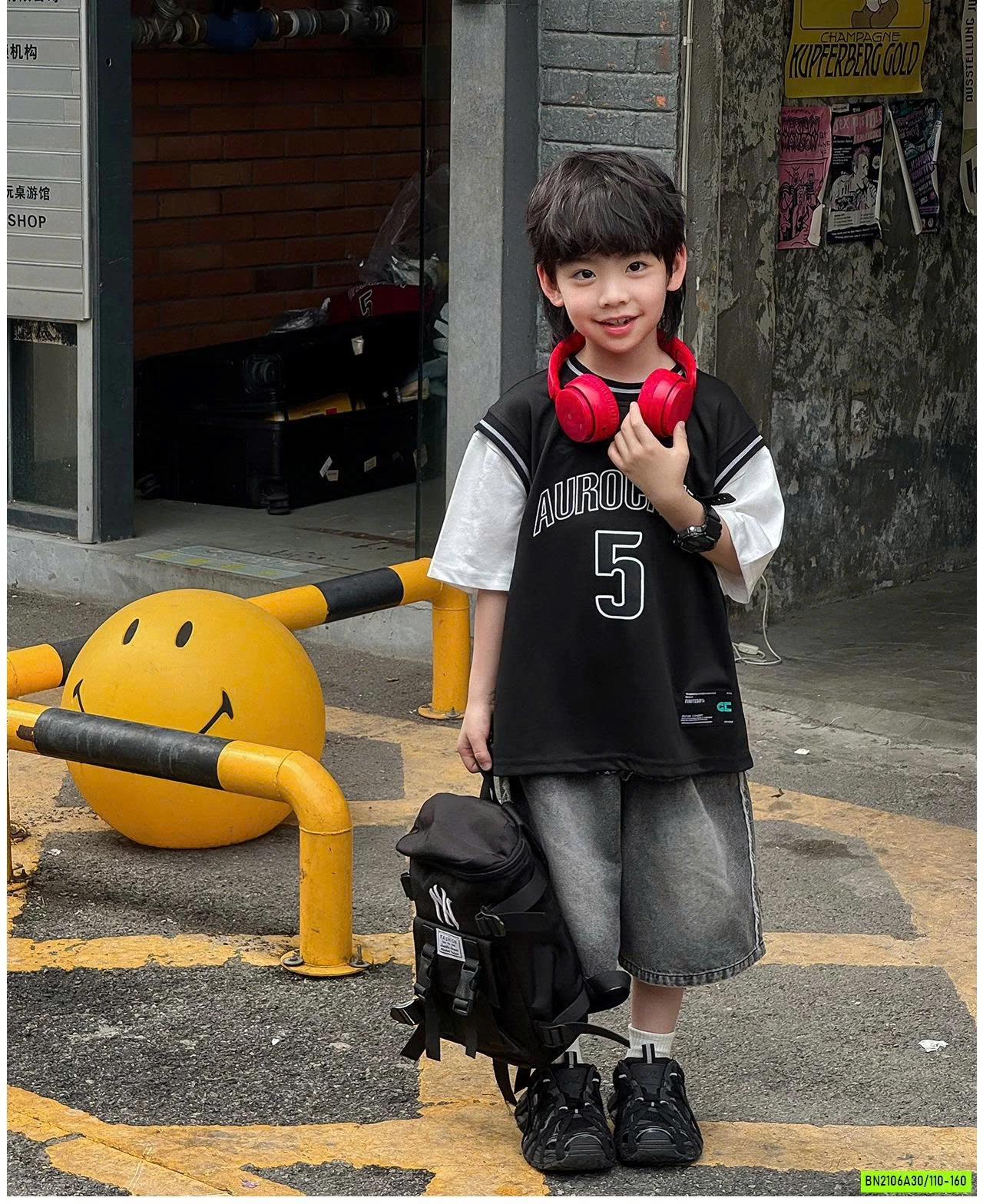 ÁO THỂ THAO SỐ 5 PHỐI MÀU TAY