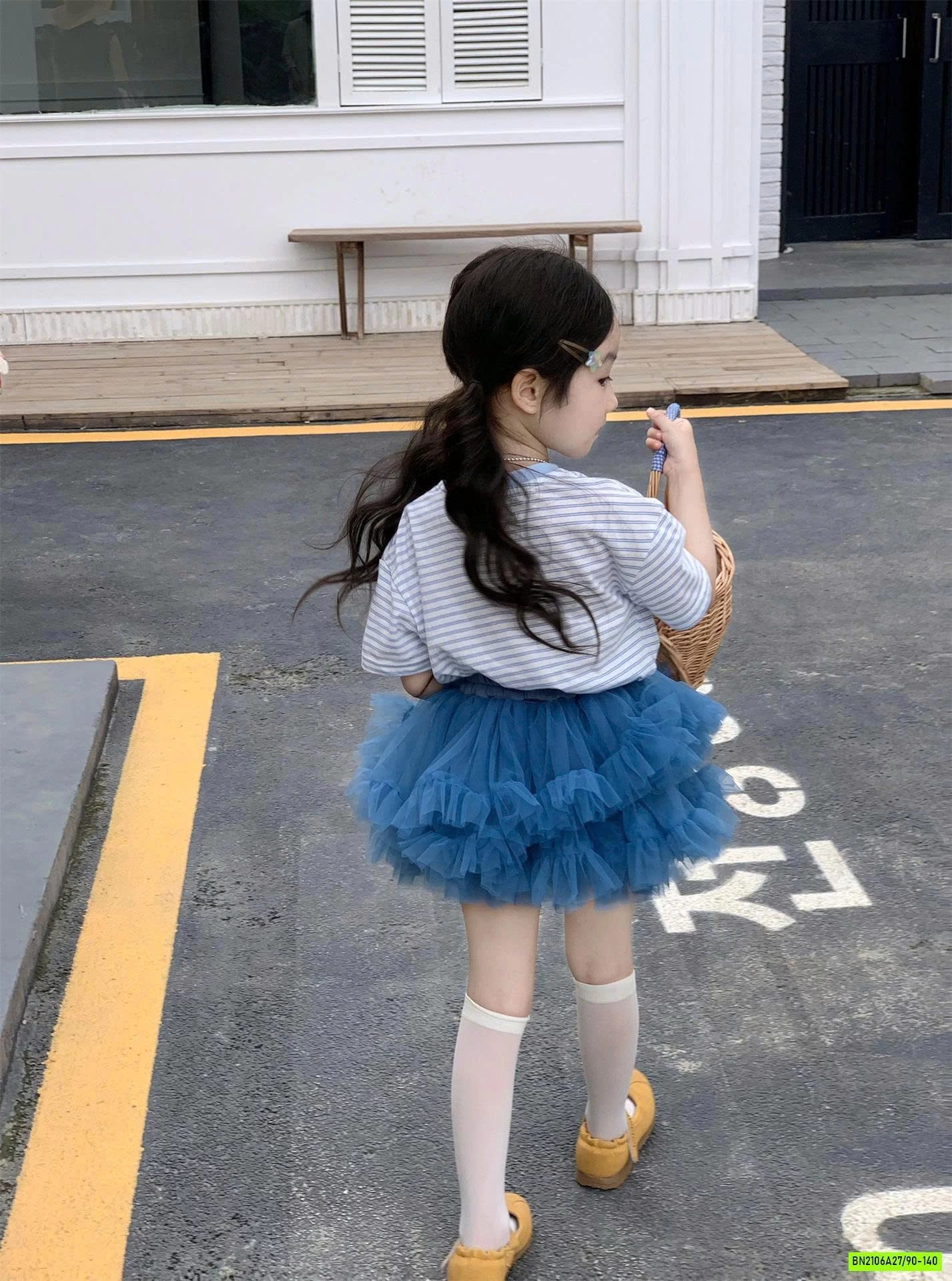 ÁO VỊT KR MIX CV TUTU XANH