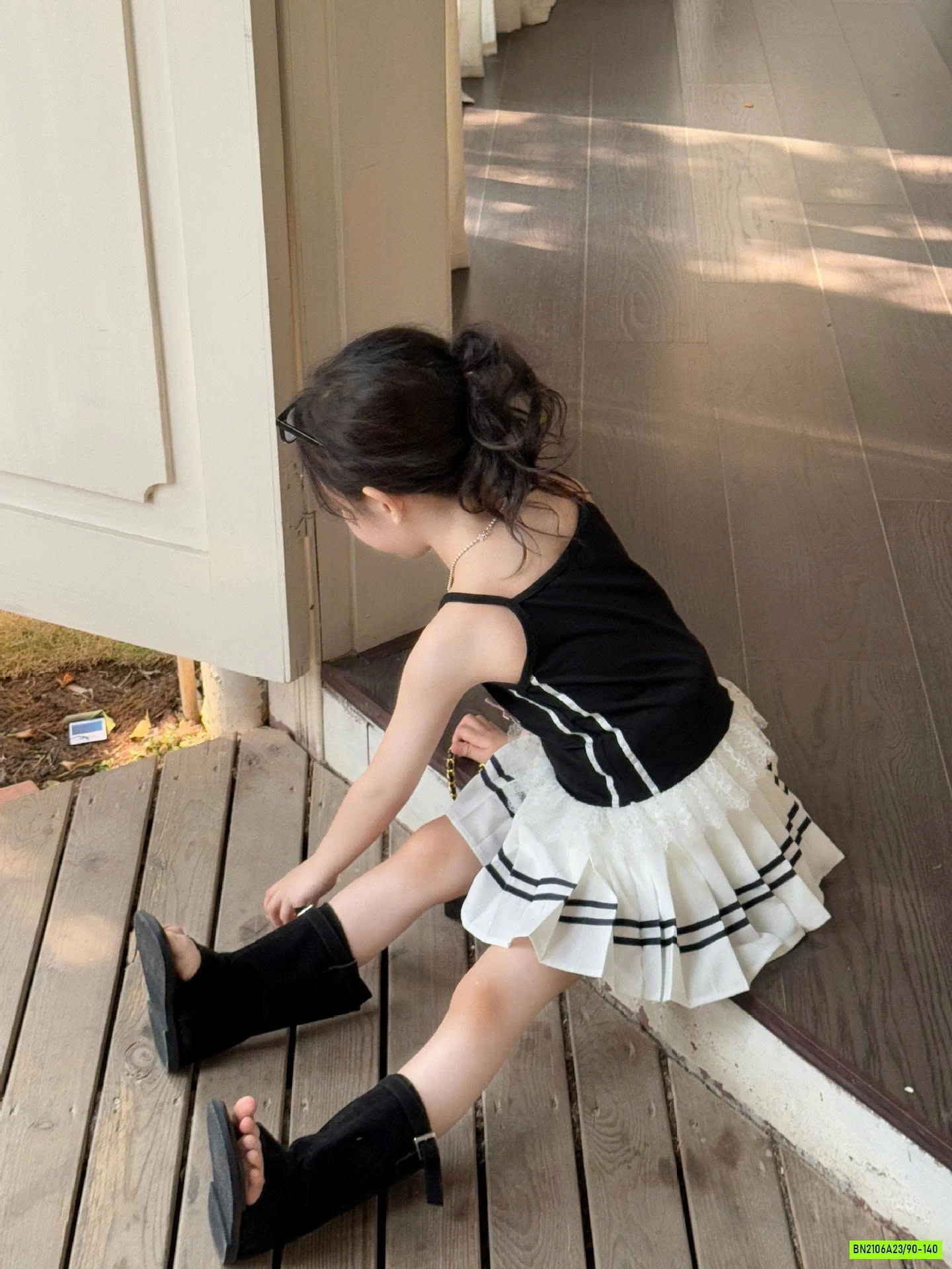 ÁO 2 DÂY SỐ 18 MIX CV XẾP LY