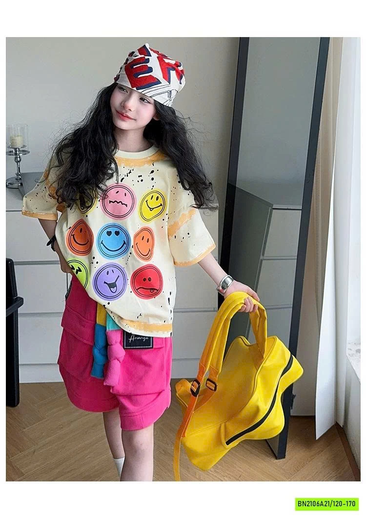 ÁO ICON MIX SHORT MÀU CÁ TÍNH