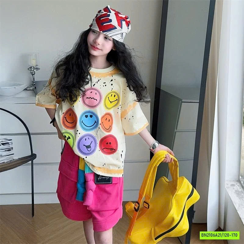 ÁO ICON MIX SHORT MÀU CÁ TÍNH