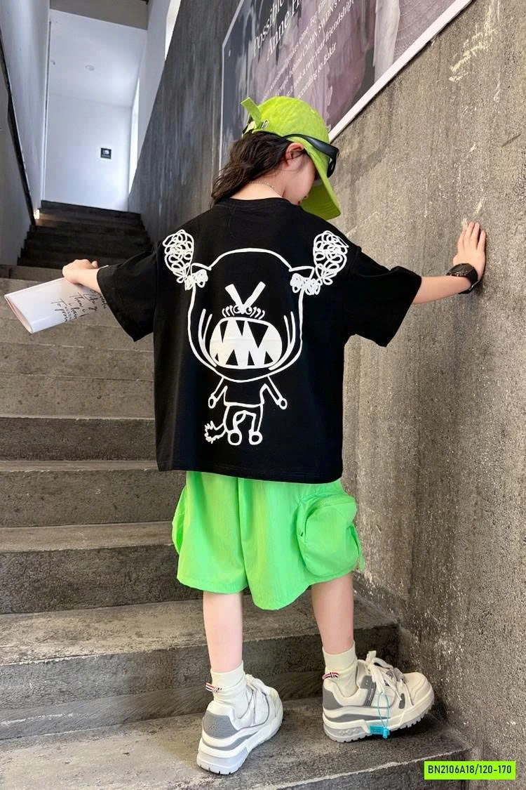 ÁO THUN HÌNH MIX SHORT TÚI HỘP