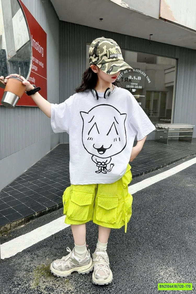 ÁO THUN HÌNH MIX SHORT TÚI HỘP