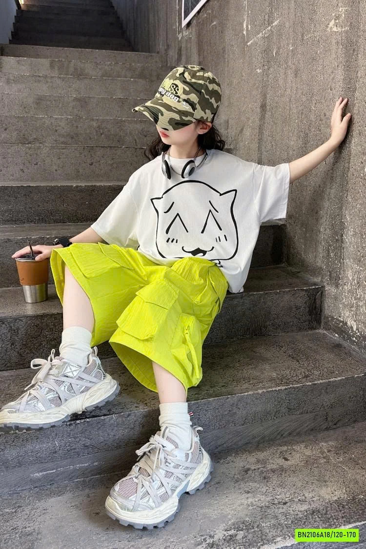 ÁO THUN HÌNH MIX SHORT TÚI HỘP