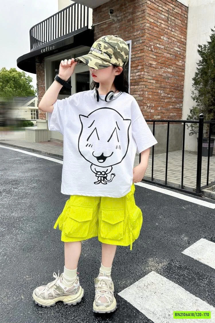 ÁO THUN HÌNH MIX SHORT TÚI HỘP