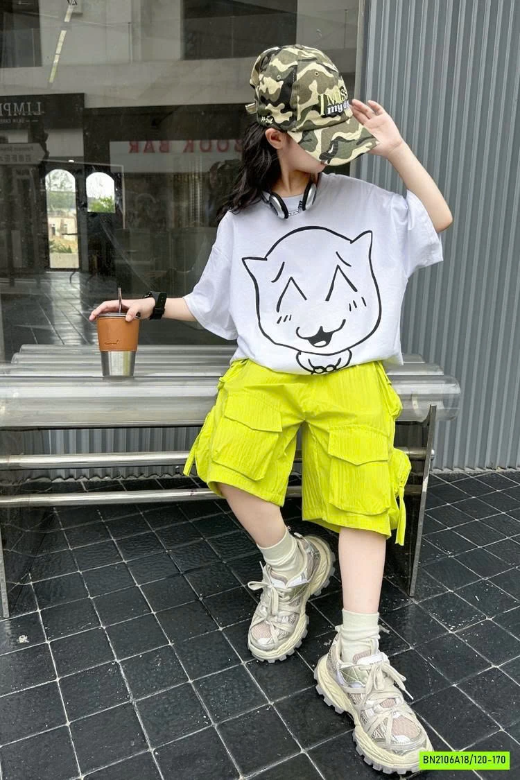 ÁO THUN HÌNH MIX SHORT TÚI HỘP