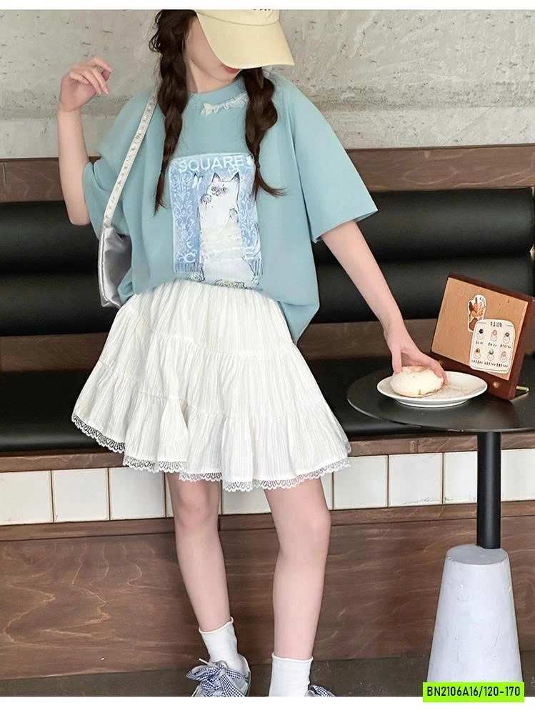 ÁO THUN XNH MIX CV TRẮNG