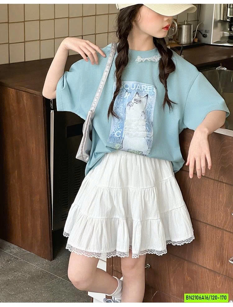 ÁO THUN XNH MIX CV TRẮNG