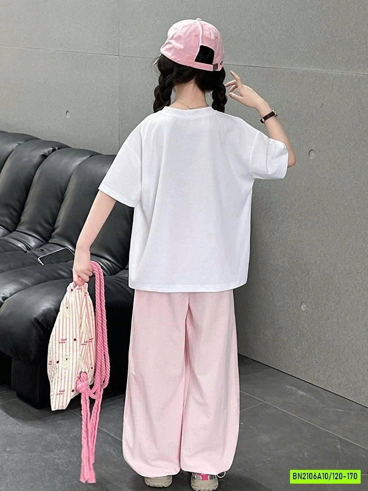 SÉT ÁO DỄ THƯƠNG MIX QUẦN HỒNG