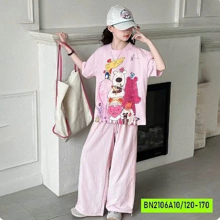 SÉT ÁO DỄ THƯƠNG MIX QUẦN HỒNG